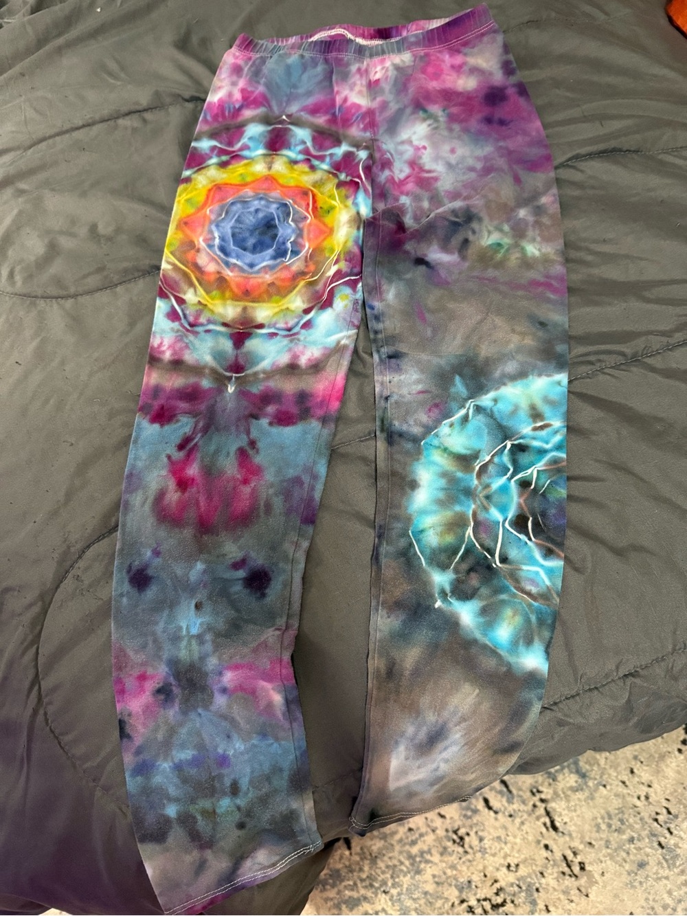 Tie-Dye Mandala Leggings - Multicolor